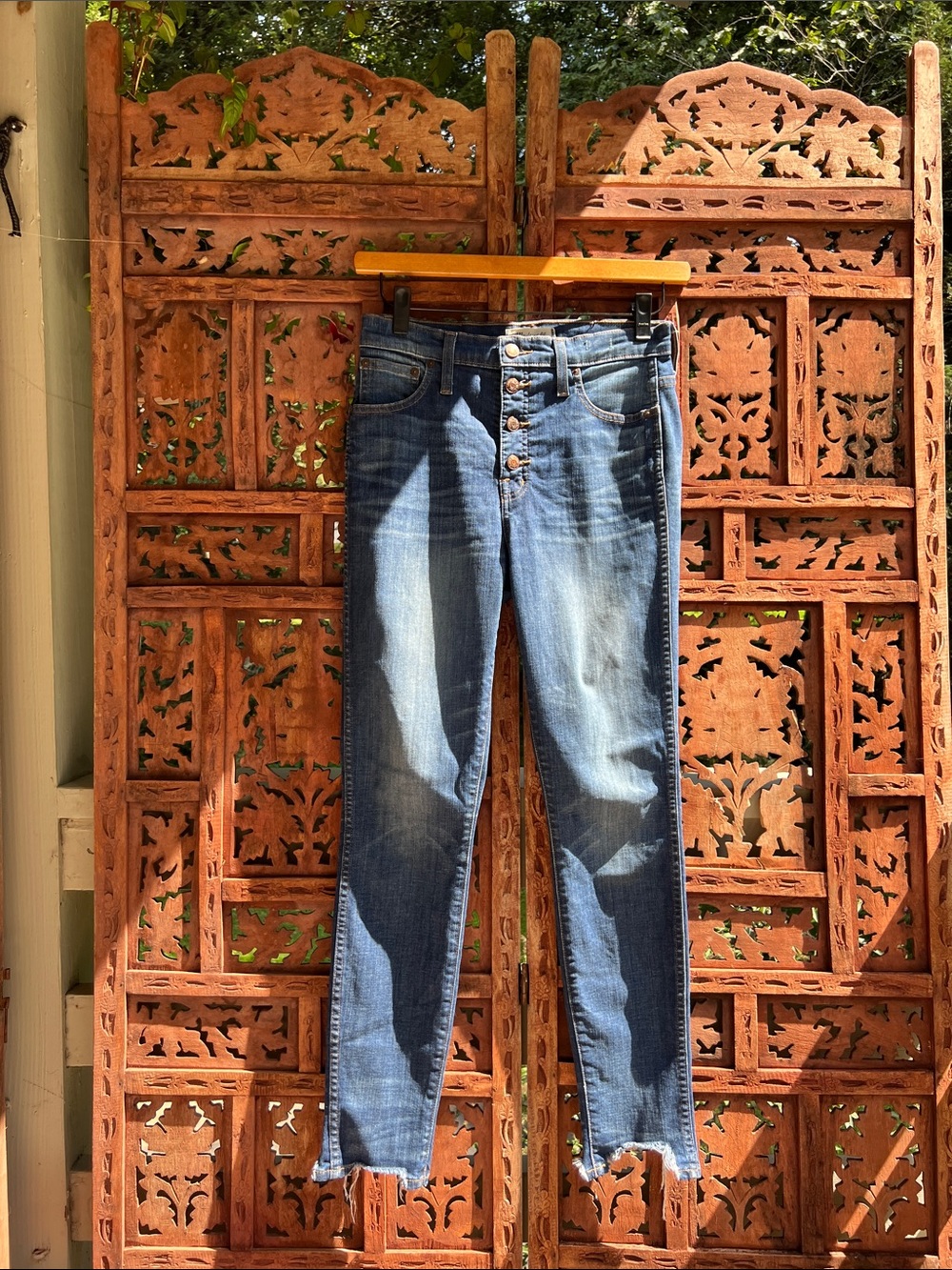 Madewell High-Riser Skinny Skinny Jeans in Medium Blue Wash